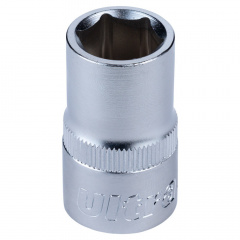 Насадка шестигранна коротка 1/2" 14мм CrV ULTRA (6070142) Стрый