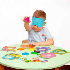 Дерев'яна мозаїка Vladi Toys «Звірятка» ZB2002-05 укр Братское