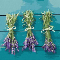 Картина за номерами Art Craft Лавандове тріо 40*40 см 13114-AC Ровно