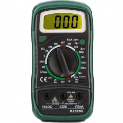 Цифровий мультиметр-тестер RIAS MAS830L зі щупами Black (3_04506) Киев