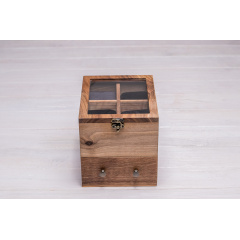 Органайзер для зберігання наручних годинників ecoWalnut 14.9х18х14.1 см Чернігів