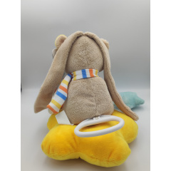 Іграшка-підвіска Bebek 25х21 см Собачка на квітці Multicolor Вышгород