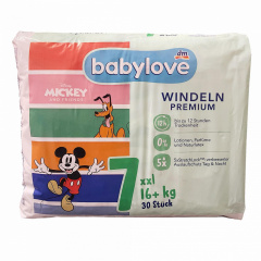 Підгузники Babylove Premium 7 XXL 16+ кг 90 шт Черкассы