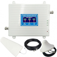 GSM DCS 3G 4G репітер, підсилювач зв'язку BTB 900МГц 1800МГц 2100 МГц, Premium Тернопіль