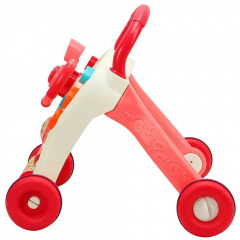 Дитячі ходунки-каталка Limo Toy з музикою та світлом Рожевий (698-63P) Киев