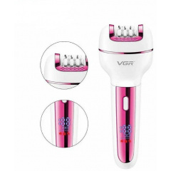 Жіночий епілятор з насадками VGR V-732 3в1 Рожевий (1985500939) Боярка