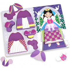 Пазл - вкладиш дерев'яний для малюків "Принцеси" Melissa & Doug 6 елементів MD19021 Київ