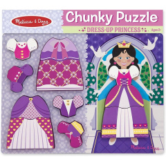 Пазл - вкладиш дерев'яний для малюків "Принцеси" Melissa & Doug 6 елементів MD19021 Київ