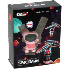 Іграшка літаючий Космонавт RIAS GSX Spaceman з LED підсвічуванням Pink (3_04752) Королево