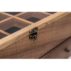 Бокс на стіл для зберігання наручних годинників з подушечками ecoWalnut 14.9х34.2х18 см Київ