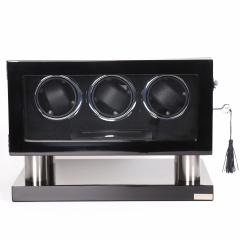 Шкатулка Salvadore для підзаводу 3 годинників 8003/BF/DF 235х330х230 мм Чорний Охтирка