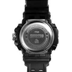 Годинник наручний чоловічий Skmei 1742 Black 1742BK (17167-hbr) Ирпень