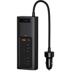 Перетворювач автомобільної напруги BASEUS In-car Inverter 150W (220V CN/EU) Black (1835075393) Запорожье