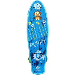 Скейт пластиковий Enero Mini Puppy 42 см Синій (1012773) Київ