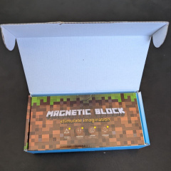 Дитячий магнітний конструктор No Brand Magnetic Block Майнкрафт 46 деталей Різнокольоровий (2104618516) Жмеринка