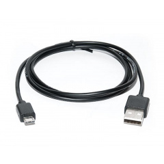 Кабель Real-el Pro USB2.0 AM-micro USB type B 1 м чорний Київ