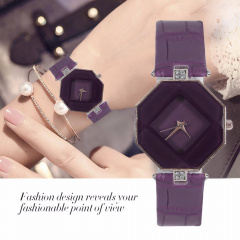 Годинники жіночі наручні Cube purple (hub_6r7b7l) Кам'янка-Дніпровська