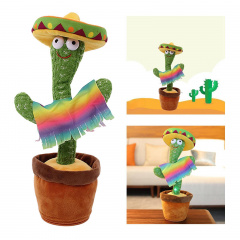 Танцюючий кактус-повторюшка Funny Toys Dancing Mexicano TikTok Cactus 31 см CPK 56683 Конотоп