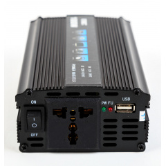 Перетворювач струму автомобільний UKC SSk1000W USB DC/AC Чорний CPK 1973 Сумы
