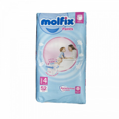 Підгузки-трусики Molfix 4 maxi 9-14 кг 52 шт Косов