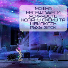 Лазерний Проектор Зоряного Неба Combuy 8 Режимів з Функцією Повторення Слів та Таймером AlienSUN (630) Тернополь