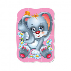 Магнітні пазли Малюк зможе "Зайчик" Vladi toys VT3301-03 А5 Укр Мукачево