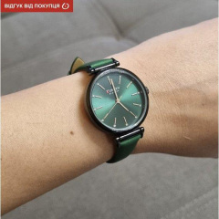 Годинник наручний жіночий Curren Grass Зелений Кропива