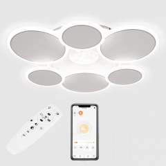 Стельова люстра LED Sunlight 5890/3+3 Білий Херсон