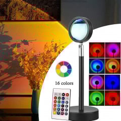 Проекційна світлодіодна лампа Inspire Sunset RGB S3 Чорний Первомайск