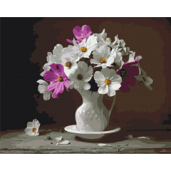 Картина за номерами BrushMe "Космеї" 40х50см BS3761 Киев