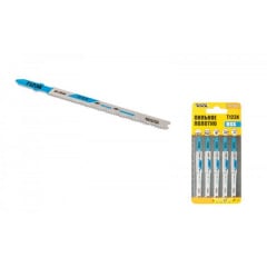 Пильне полотно для лобзика по металу 5 шт PROGRESSOR прямий різ 10-21TPI L 100 мм T123X MASTERTOOL GM (14-2814) Долина