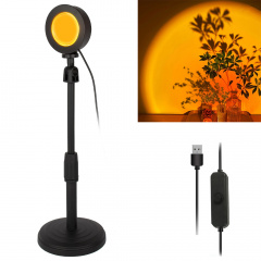 Проекційна світлодіодна лампа Inspire Sunset RGB S1 Black Королёво