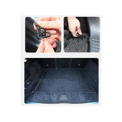 Сітка кишеня в багажник автомобіля Icar на гачках 110х60 см Чорний (С051252) Новояворовск