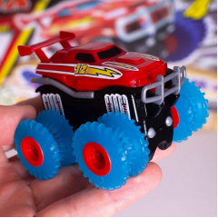 Машинка Trix Trux Monster Truk для канатного дитячого треку монстр-траки Червона (SUN2218_1) Киев