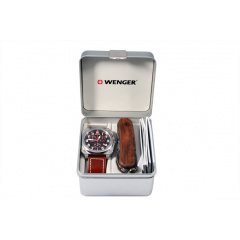 Набір Wenger годинник та ніж Коричневий (77014 ) Хмельницкий