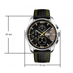 Годинник чоловічий Skmei 9106 Spider Black Новомосковск