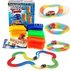 Гоночна траса 220 деталей Magic Tracks з однією машинкою (2038214842) Братське