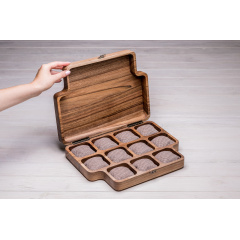 Бокс для зберігання наручних годинників ecoWalnut 7х35х26.5 см Львів