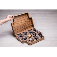 Бокс для зберігання наручних годинників ecoWalnut 7х35х26.5 см Львів