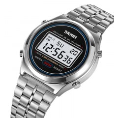 Годинник чоловічий наручний Skmei 2146 Сріблястий (2231921426) Миргород