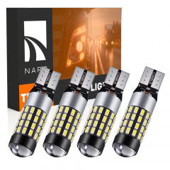 Комплект світлодіодних ламп для вантажівок Napo Truck T10-3014-57smd W5W T10 24V 4 шт Білий (2495429662) Днепр
