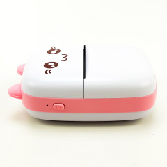 Интерактивная игрушка термопринтер Smart kids printer Kity-01 Bluetooth с термопечатью Бело-розовый Хмельницький