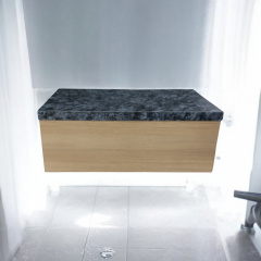 Тумба пластикова підвісна The MIX Ламі 4236 mat 5057 Wood 50х30х45 см Гуляйполе