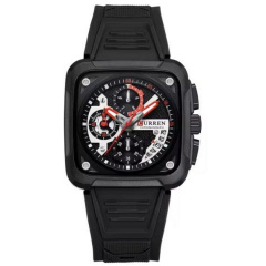 Годинник чоловічий наручний Curren Active Чорний (2498336137) Кобижча