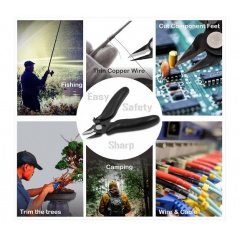 Міні-бокорізи кусачки для обслуговування проводів PWR 5.5х9.5 см (H051255) Вишгород