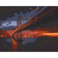 Картина за номерами Golden Gate Bridge Art Craft 11003-AC 40х50 см Михайлівка
