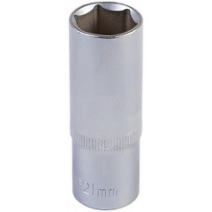 Насадка торцева 6-гранна подовжена 1/2 21 мм CRV MASTERTOOL GM (78-0521) Бердичів