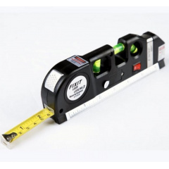Лазерний рівень з рулеткою та лінійкою 4 в1 OPT-TOP Laser Level Pro 3 (1756374678) Киев