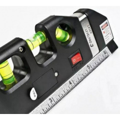 Лазерний рівень з рулеткою та лінійкою 4 в1 OPT-TOP Laser Level Pro 3 (1756374678) Киев