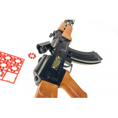 Игрушечный автомат с пистонами АК-47 Golden Gun 246GG Доманёвка